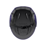 HYDA Coanda Core Wassersport Helm in Dunkelblau, Draufsicht auf Innenseite mit Polsterung und Verschlusssystem