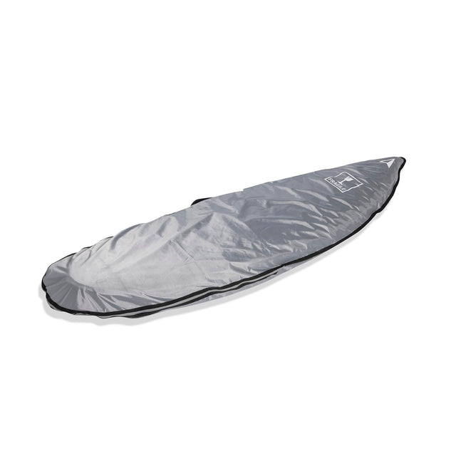 Roam Surfboard Stealth Sleeve Short, grau, Schutzschutzhülle aus Kunststoff, Seitenperspektive