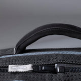 Roam Surfboard Converter Coffin schwarze Transporttasche mit Griffen und Reißverschluss, Detail-Nahaufnahme