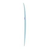 Torq TET MOD Fun & Fish Surfboard in hellem Blau, schlankes Design mit Fish-Outline, Seitenansicht