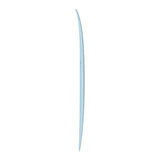 Torq TET MOD Fun & Fish Surfboard in Hellblau, schlankes Design mit geschwungener Form, Seitenansicht