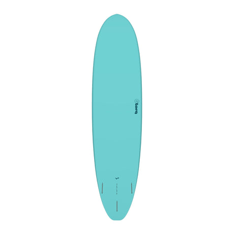 Torq TET V+ MOD Fun Surfboard in Türkis, Draufsicht, Funboard mit abgerundeter Nose für Anfänger und Fortgeschrittene