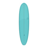 Torq TET V+ MOD Fun Surfboard in Türkis, Draufsicht, Funboard mit abgerundetem Nose und Tail Design
