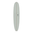 TORQ TET Delpero Classic Surfboard in Grau, Draufsicht, längliches Design mit Centerline