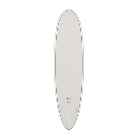 Torq TET Delpero MPW Surfboard, Creme, Schaumstoff, Draufsicht von oben