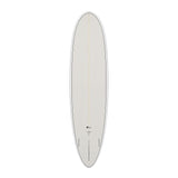 Torq TET Delpero MPW Surfboard, beige, Kunstharz, Längliche Form, Frontalansicht