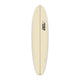 Channel Islands X-lite Chancho Surfboard, cremeweiß, Draufsicht, schmales Modell mit grauer Kante