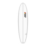 Channel Islands X-lite Chancho Surfboard, weiß, Draufsicht, kompakte Performance-Form