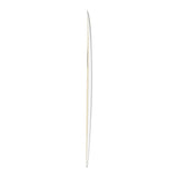 Channel Islands X-lite Chancho Surfboard, weiß, Seitenansicht, schlankes Design