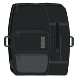 Sniper Twincover Deluxe Bodyboard-Tasche, schwarze Transporttasche mit Mesh-Fächern und Tragegriffen, Draufsicht