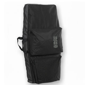 Sniper Twincover Deluxe Bodyboard-Tasche schwarz mit Tragegriffen, Frontalansicht