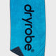 Dryrobe Strandtuch in Türkis mit schwarzem Dryrobe-Logo, Frontalansicht, Baumwolle und Mikrofaser