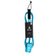 ROAM Surfboard Leash PRO in Blau-Schwarz mit Fußmanschette, Frontalansicht des Komplettsets