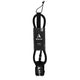 ROAM Surfboard Leash PRO schwarz, Polyurethan, mit Manschette und Befestigungsschlaufe, Frontansicht