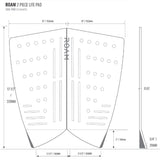 Roam Footpad Deck Lite Traction Pad 2-tlg