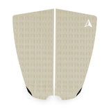 Roam Footpad Deck Grip Traction Pad 2-teilig in Creme mit strukturierter Oberfläche, Draufsicht