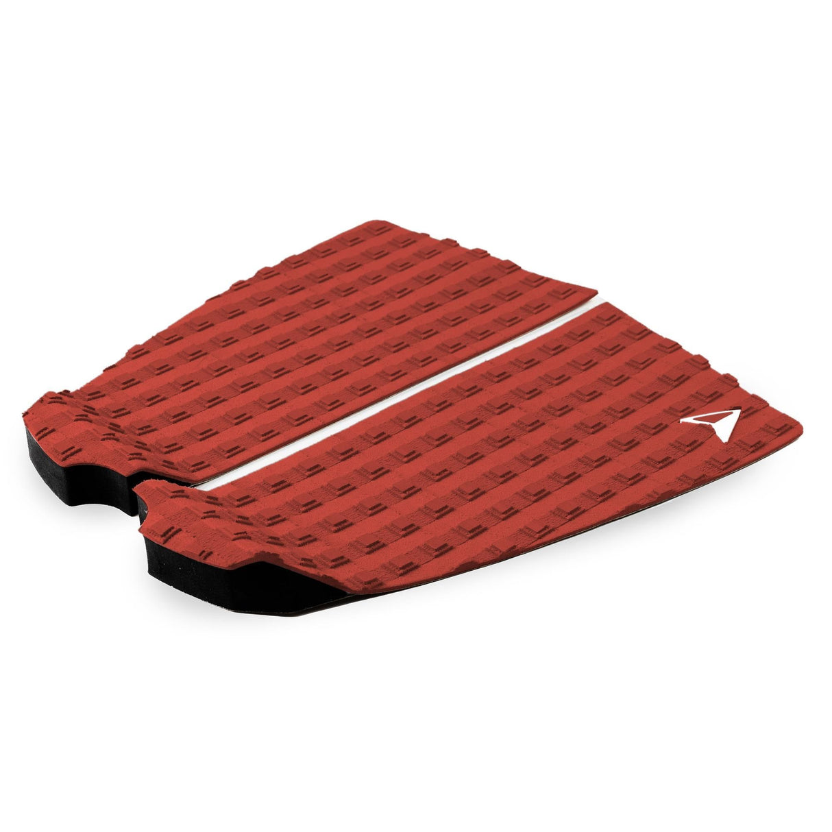 Roam Footpad Deck Grip Traction Pad 2-tlg rot mit strukturierter Oberfläche, zweiteilig, Draufsicht
