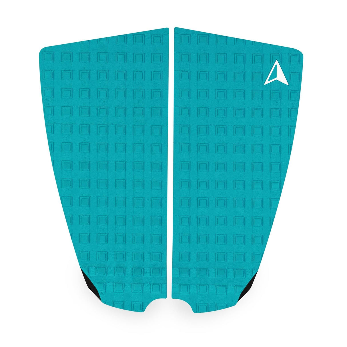 Roam Footpad Deck Grip Traction Pad 2-teilig türkis mit strukturierter Oberfläche, Draufsicht