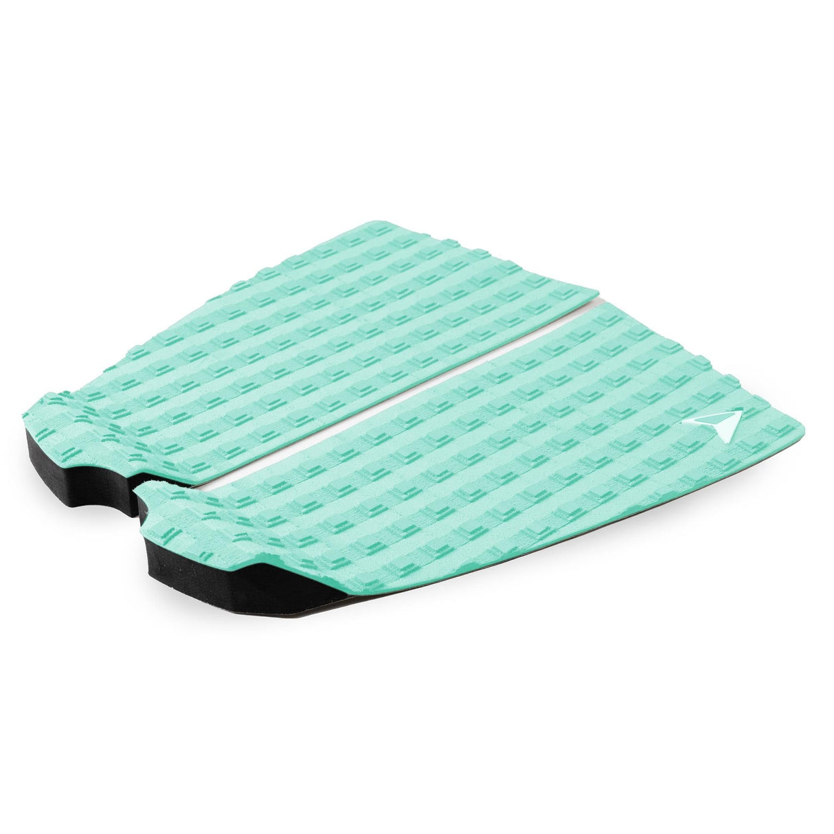 Roam Footpad Deck Grip Traction Pad 2-tlg in Mintgrün mit strukturierter Oberfläche, zweiteilig, Draufsicht