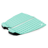 Roam Footpad Deck Grip Traction Pad 2-tlg in Mintgrün mit strukturierter Oberfläche, zweiteilig, Draufsicht