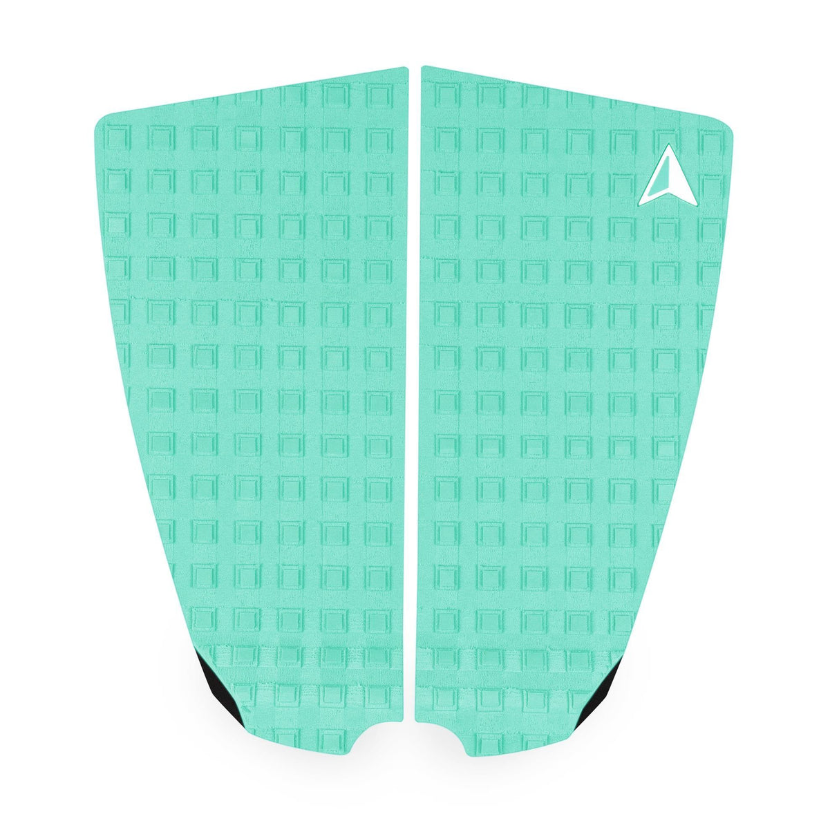 Roam Footpad Deck Grip Traction Pad 2-tlg in Mint, zwei selbstklebende Griffpads mit strukturierter Oberfläche, Draufsicht