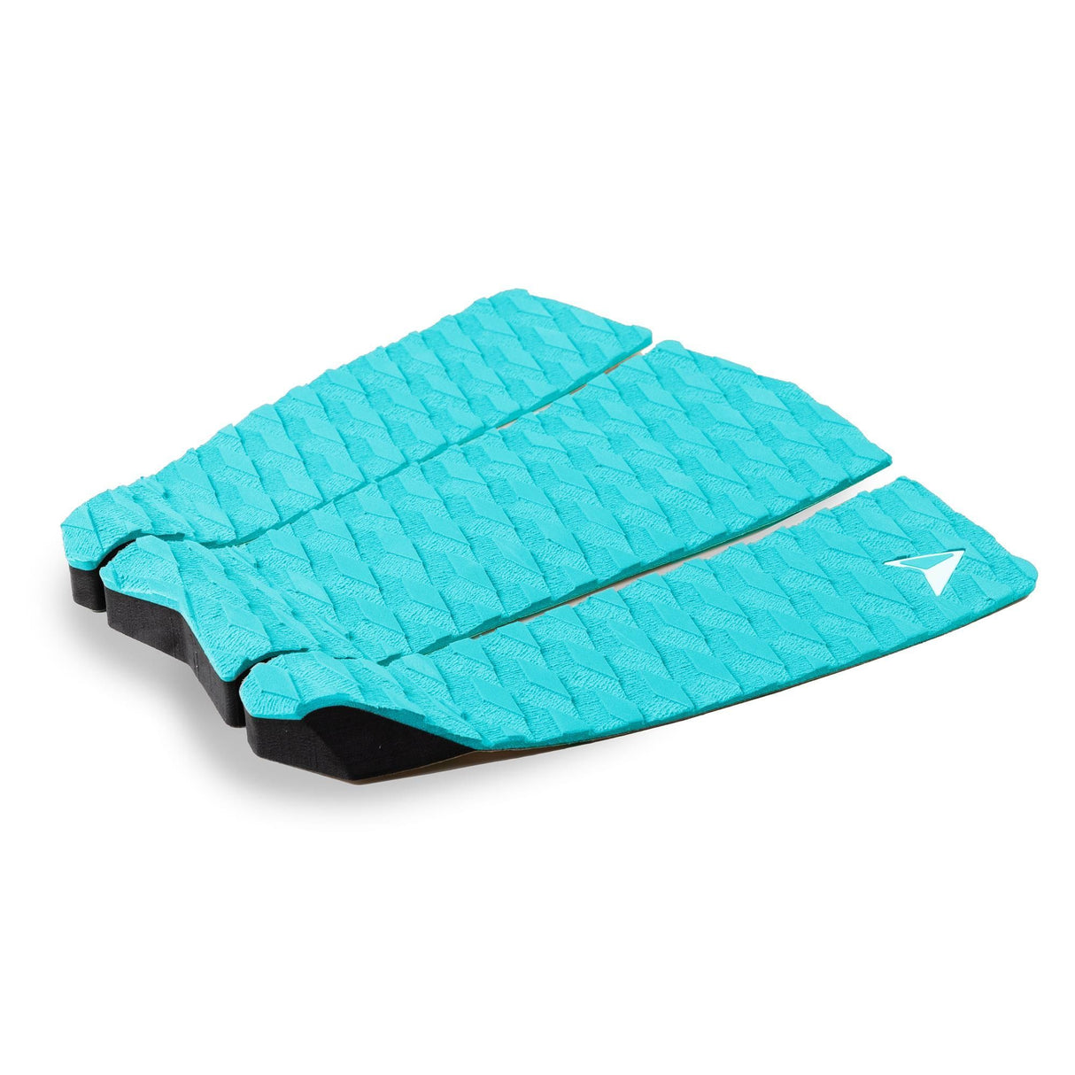 Roam Footpad Deck Grip Traction Pad 3-teilig in Türkis mit strukturierter Oberfläche, dreiteilige Anordnung