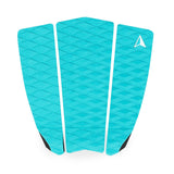 Roam Footpad Deck Grip Traction Pad 3-teilig, Türkis, dreiteiliges Griffpad-Set mit Rautenmuster, Draufsicht