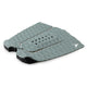 Roam Footpad Deck Grip Traction Pad 3-teilig grau mit Lochung, strukturierte Oberfläche und schwarze Fußstöpsel
