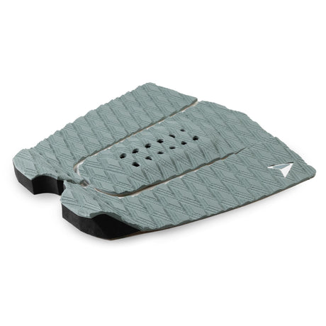 Roam Footpad Deck Grip Traction Pad 3-teilig grau mit Lochung, strukturierte Oberfläche und schwarze Fußstöpsel