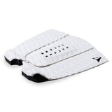 Roam Footpad Deck Grip Traction Pad 3-tlg weiß mit Lochung, dreiteiliger Greifbelag für Surfboard aus Kautschuk
