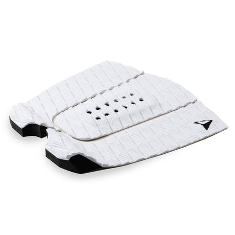 Roam Footpad Deck Grip Traction Pad 3-tlg weiß mit Lochung, dreiteiliger Greifbelag für Surfboard aus Kautschuk