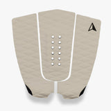 Roam Footpad Deck Grip Traction Pad 3-teilig beige mit Lochdesign, Draufsicht