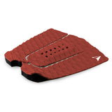 Roam Footpad Deck Grip Traction Pad 3-tlg in Rot mit Löchern, strukturierte Oberfläche, dreiteiliges Set