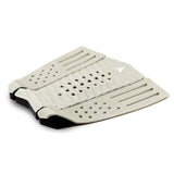 Roam Footpad Deck Grip Traction Comp Pad in Creme mit strukturierter Oberfläche, Draufsicht