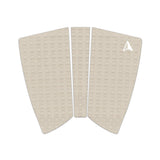 Roam Footpad Deck Grip Traction Pad 2+1 in Beige mit strukturierter Oberfläche, Draufsicht