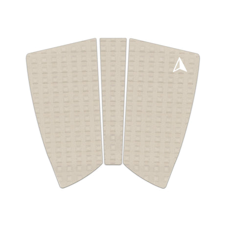Roam Footpad Deck Grip Traction Pad 2+1 in Beige mit strukturierter Oberfläche, Draufsicht