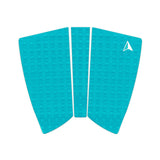 Roam Footpad Deck Grip Traction Pad 2+1 in Türkis mit strukturierter Oberfläche, Draufsicht
