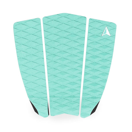Roam Footpad Deck Grip Traction Pad 3-teilig in Mint, dreiteiliges Griffpad-Set mit Rautenmuster für Surfboards