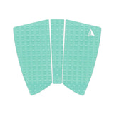 Roam Footpad Deck Grip Traction Pad 2+1 in Mint mit strukturierter Oberfläche, Draufsicht