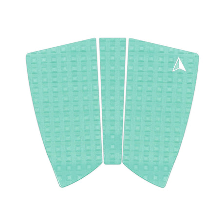 Roam Footpad Deck Grip Traction Pad 2+1 in Mint mit strukturierter Oberfläche, Draufsicht