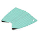 Roam Footpad Deck Grip Traction Pad 2+1 in Mint, strukturierte Oberfläche, Draufsicht auf Surfboard-Belag mit schwarzen Kanten