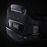 ION Collision Vest Element Side Zip 2026 schwarz mit Seitenreißverschluss, Vorderansicht des Prallschutzweste aus Neopren