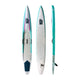 NSP 2026 Cheetah Surfboard Türkis Weiß Ansicht von oben unten Seite