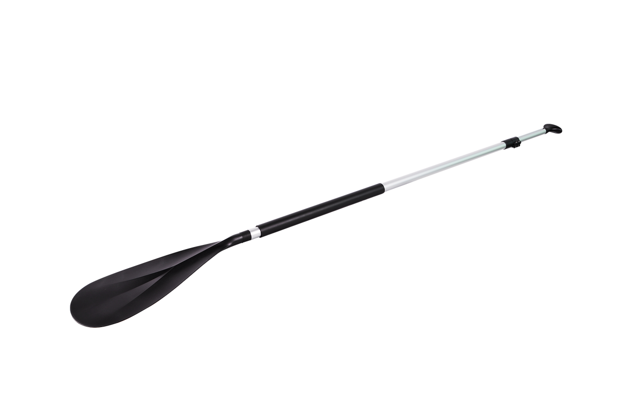 NSP 2026 Aluminium Paddel 2er Set, schwarz-silber, Seitenansicht