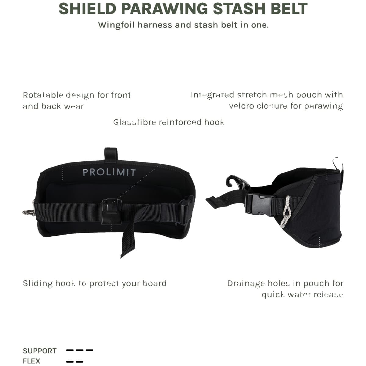 ProLimit PL Parawing Stash belt with hook Shield (10)
