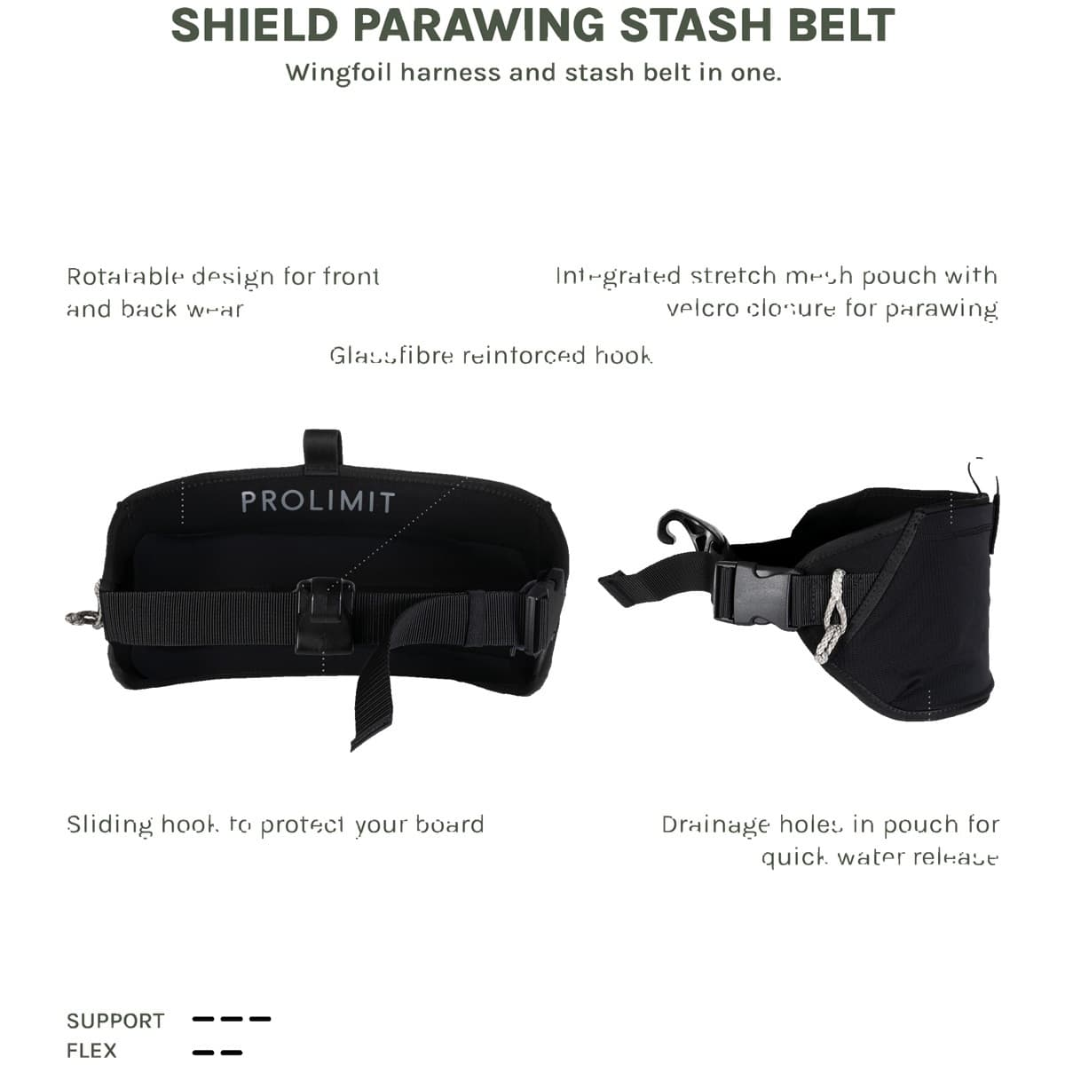 ProLimit PL Parawing Stash belt with hook Shield (11)