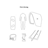 Kitesurf Boardbag Golf Ultralight