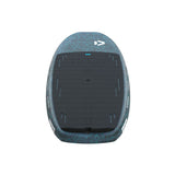 Duotone Sky Style SLS 2027 Kiteboard Unterseite in Blau und Schwarz, Draufsicht