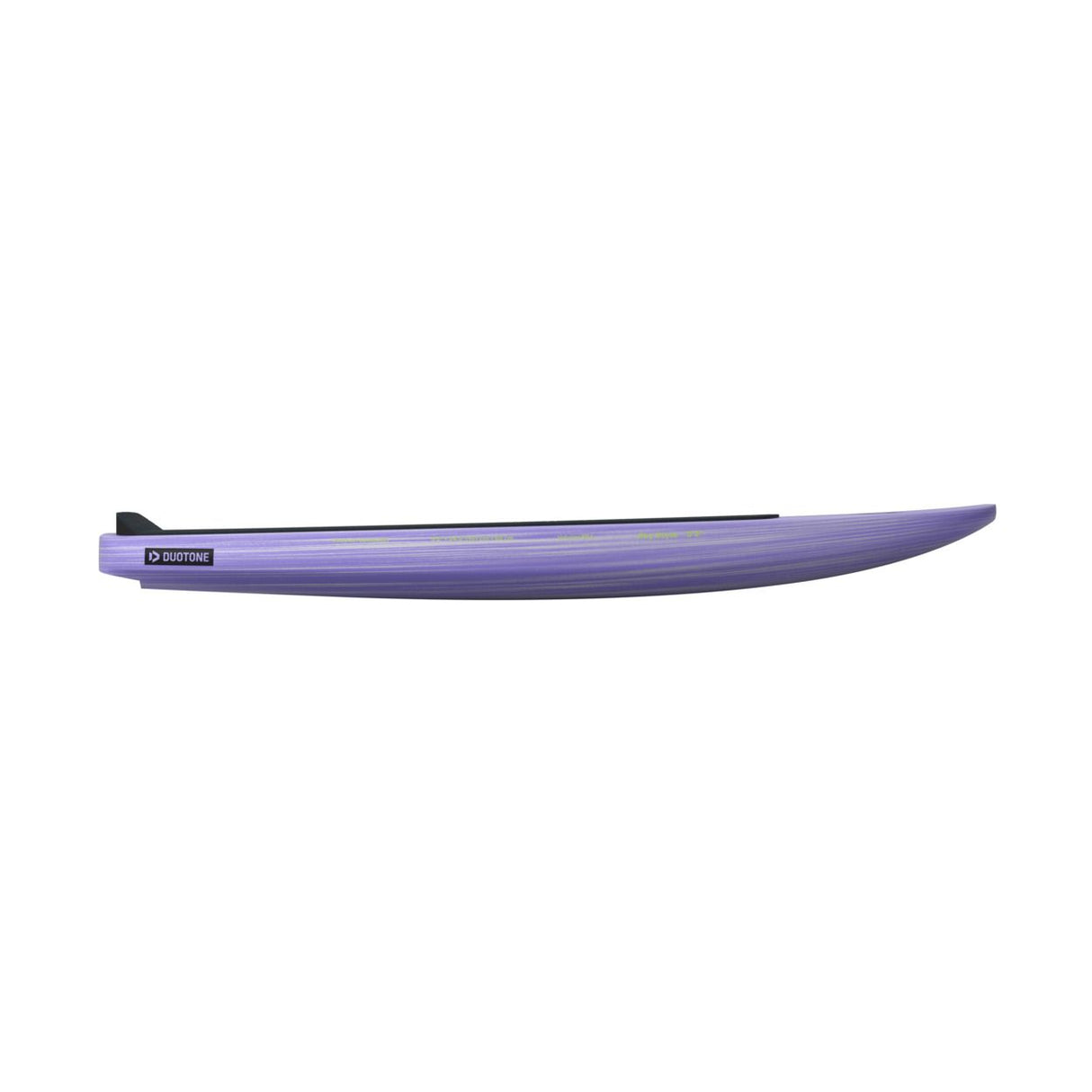 Duotone Sky Style 2027 Surfboard in Blau-Lila-Farbverlauf, Seitenansicht
