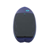 Duotone Crush SLS 2027 Kite-Board blau-schwarz mit Duotone Logo, Draufsicht